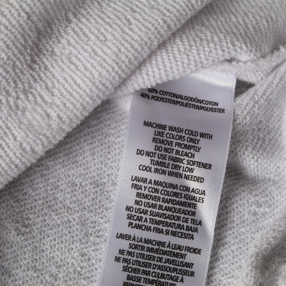 TOMMY HILFIGER SPORT Oversized Cropped Sweatshirt - White/stripes, Size S - Picture 12 of 14